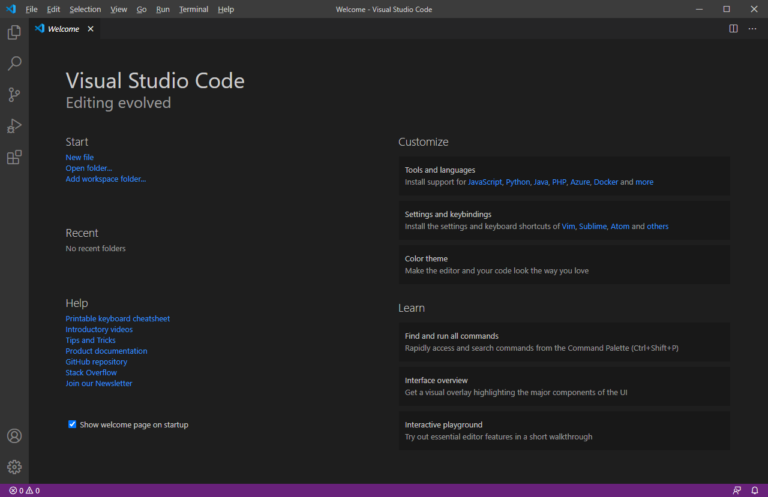 Знайомство з Visual Studio Code - Фріланс Веб дизайнер та розробник